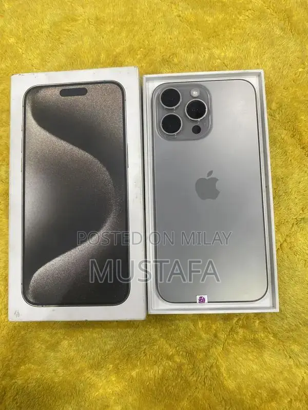 iPhone 15 Pro Max Titanium 256GB Unlocked Smartphone