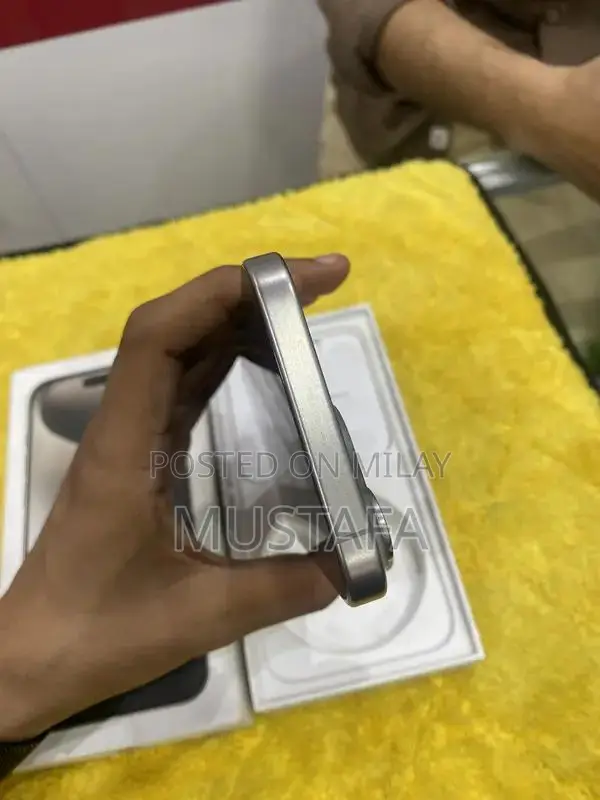 iPhone 15 Pro Max Titanium 256GB Unlocked Smartphone