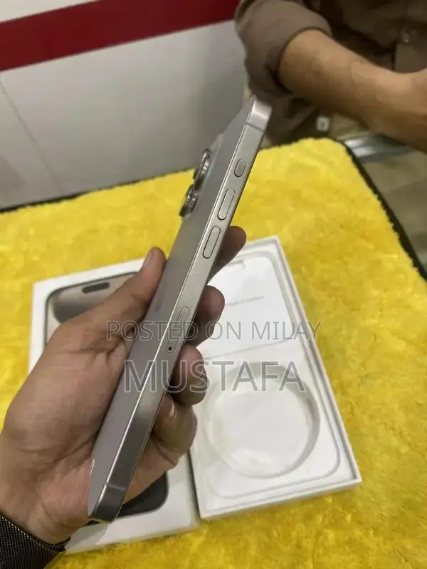 iPhone 15 Pro Max Titanium 256GB Unlocked Smartphone
