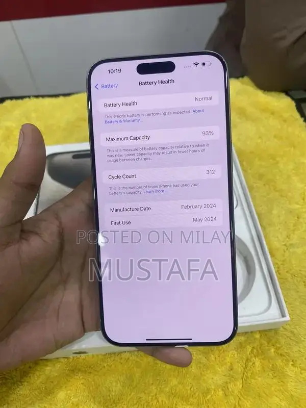 iPhone 15 Pro Max Titanium 256GB Unlocked Smartphone