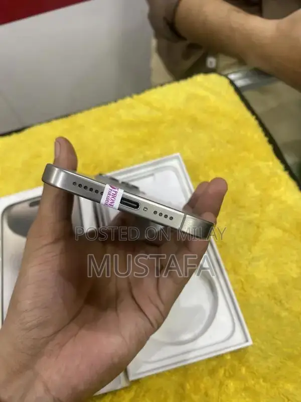 iPhone 15 Pro Max Titanium 256GB Unlocked Smartphone