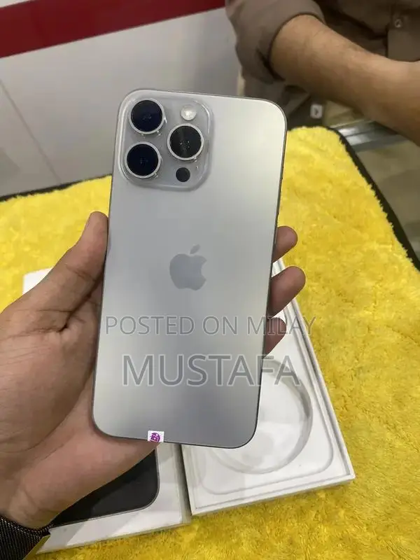iPhone 15 Pro Max Titanium 256GB Unlocked Smartphone