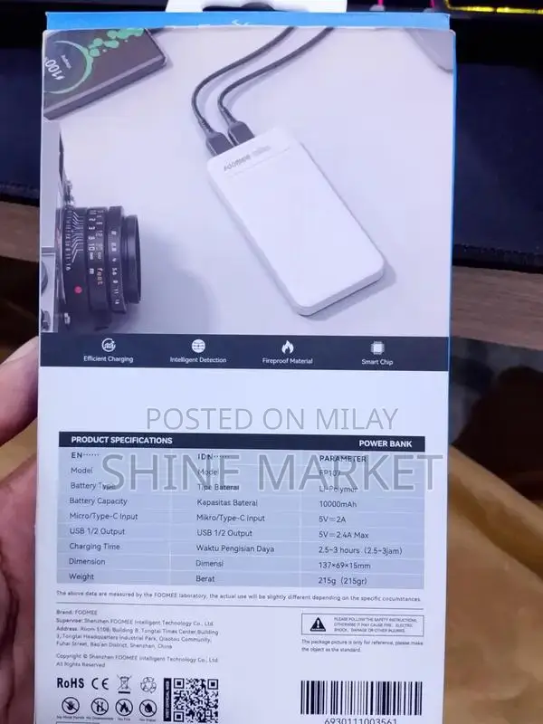 10000 mAH Powerbanks