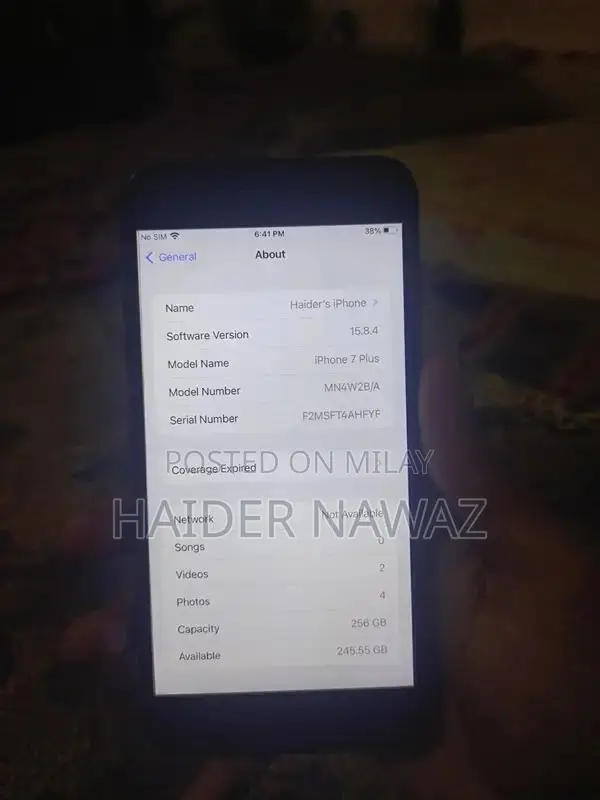Iphone 7 plus 256 gb official pta approved exchange possible ha