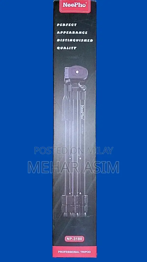 Professional Photography Tripod with Adjustable Height