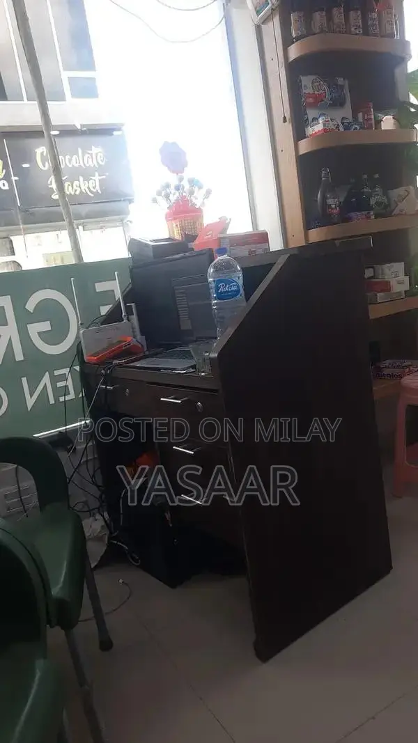 Wooden Counter Set - Lightly Used Furniture Piece