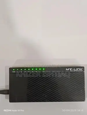 Photo - 8 Port Ethernet Network Switch for Home and Office