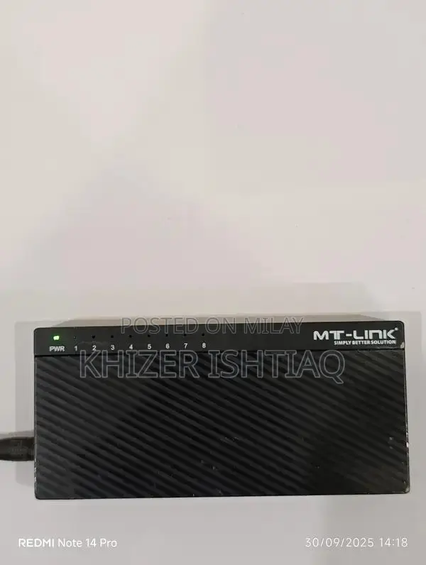 8 Port Ethernet Network Switch for Home and Office