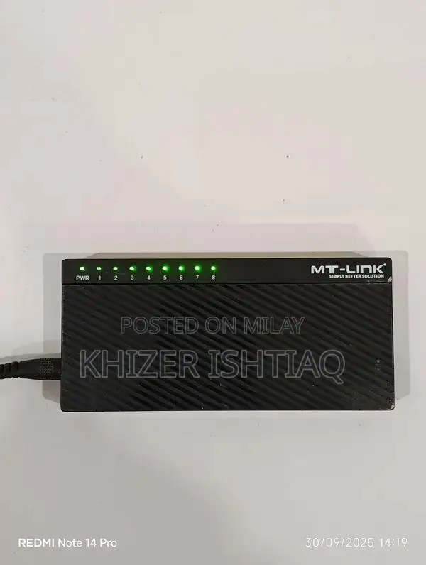 8 Port Ethernet Network Switch for Home and Office