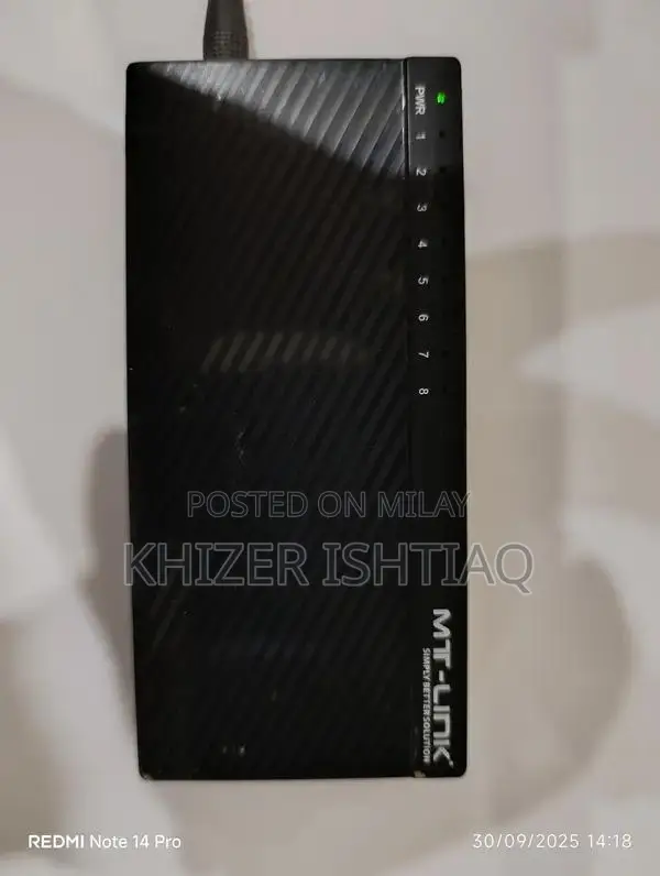 8 Port Ethernet Network Switch for Home and Office