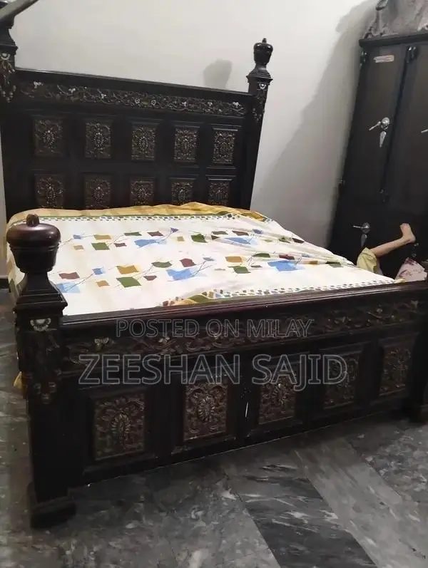 Wooden bed