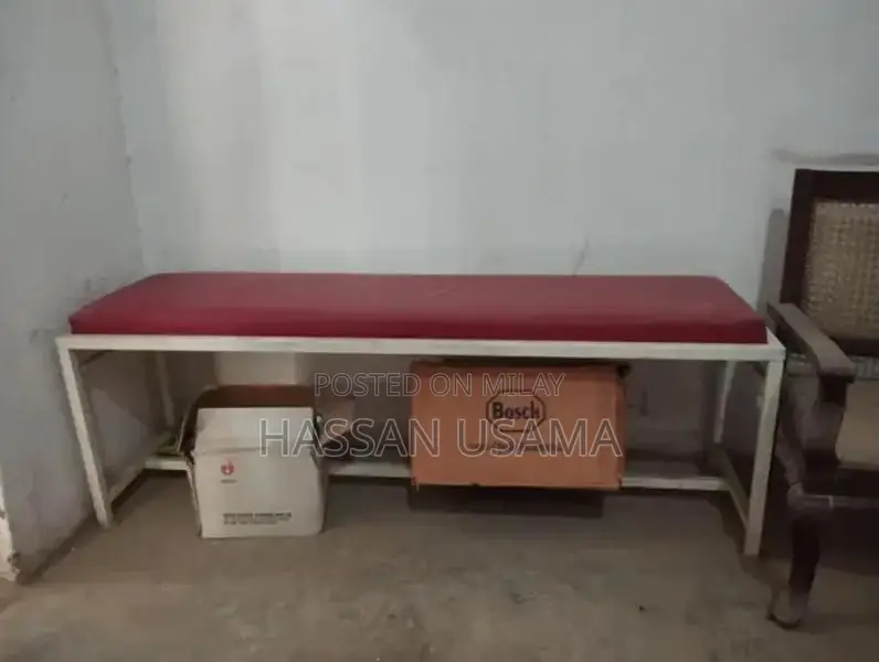 Steel Table and Benches Set - Durable Outdoor/Indoor Furniture