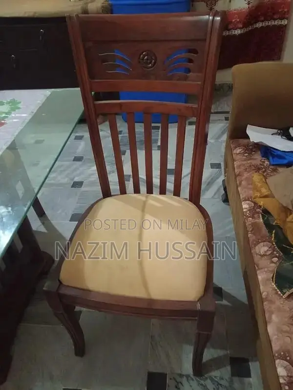 Modern Dining Set with 6 Chairs