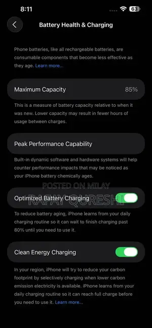 Apple iPhone 13 Pro Max - Premium Smartphone with High Battery Health