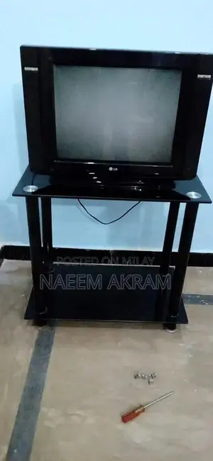 Photo - LG Smart LED Television with TV Trolley Stand