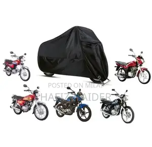 Waterproof Motorcycle Cover for 100-125cc Bikes - Black Parachute Mate