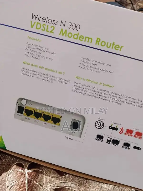 PTCL Modem Wireless Router High-Speed Internet Device