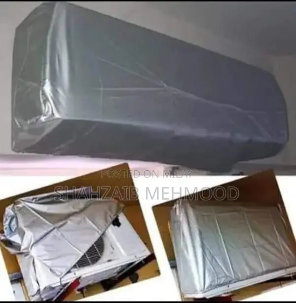 Cotton AC Covers Set - Indoor and Outdoor Protection