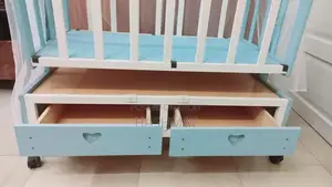 Wooden Baby Cot for Newborns and Toddlers
