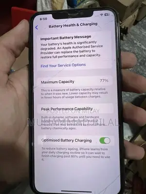 11promax non pta black colour battry healt 77 256 gb