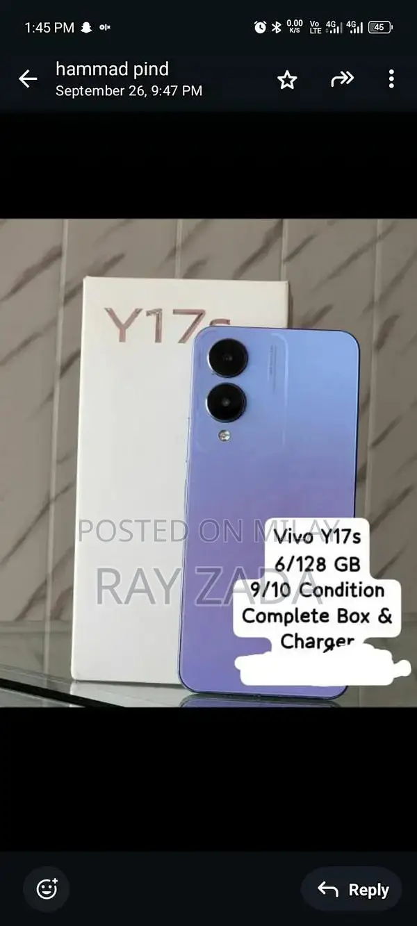 Smartphone with 6GB RAM, 128GB Storage, Excellent Condition