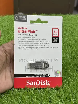 Photo - 64GB SanDisk Ultra Flair USB 3.0 flash drive