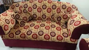 Photo - Three-Piece Sofa Set with Cushions in Excellent Condition