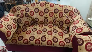 Three-Piece Sofa Set with Cushions in Excellent Condition