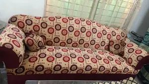 Three-Piece Sofa Set with Cushions in Excellent Condition