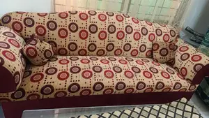 Three-Piece Sofa Set with Cushions in Excellent Condition