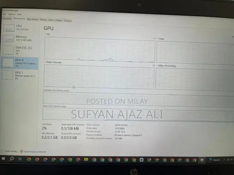 HP ZeeBook Core i7 Laptop with NVIDIA Graphics
