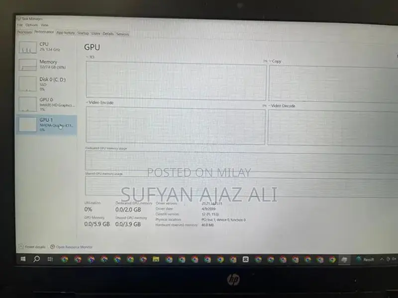 HP ZeeBook Core i7 Laptop with NVIDIA Graphics