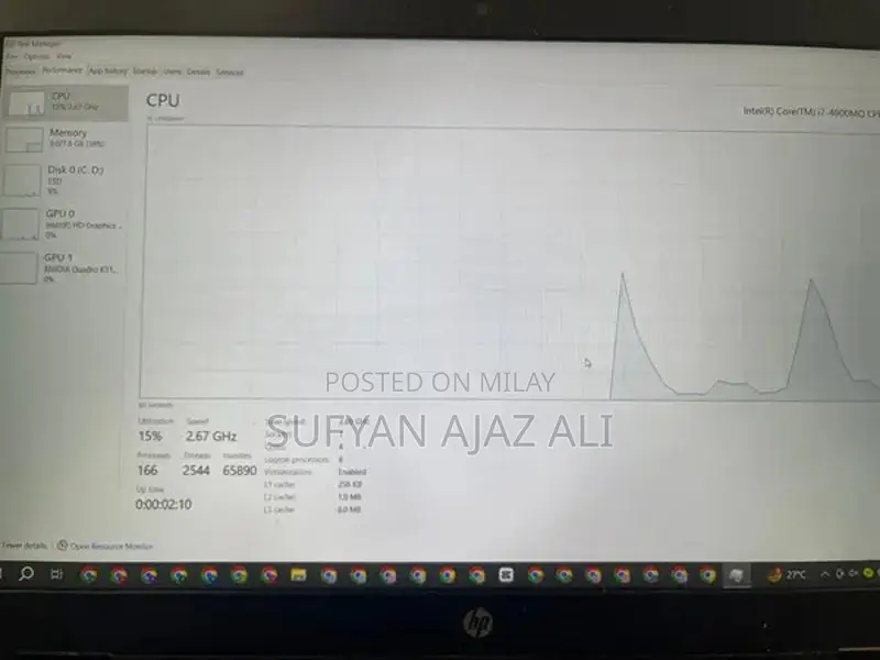 HP ZeeBook Core i7 Laptop with NVIDIA Graphics