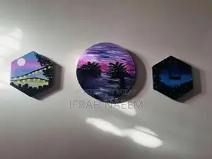 landscape painting + Calligraphy Paintings