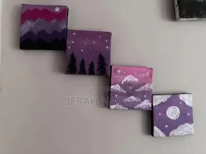 landscape painting + Calligraphy Paintings