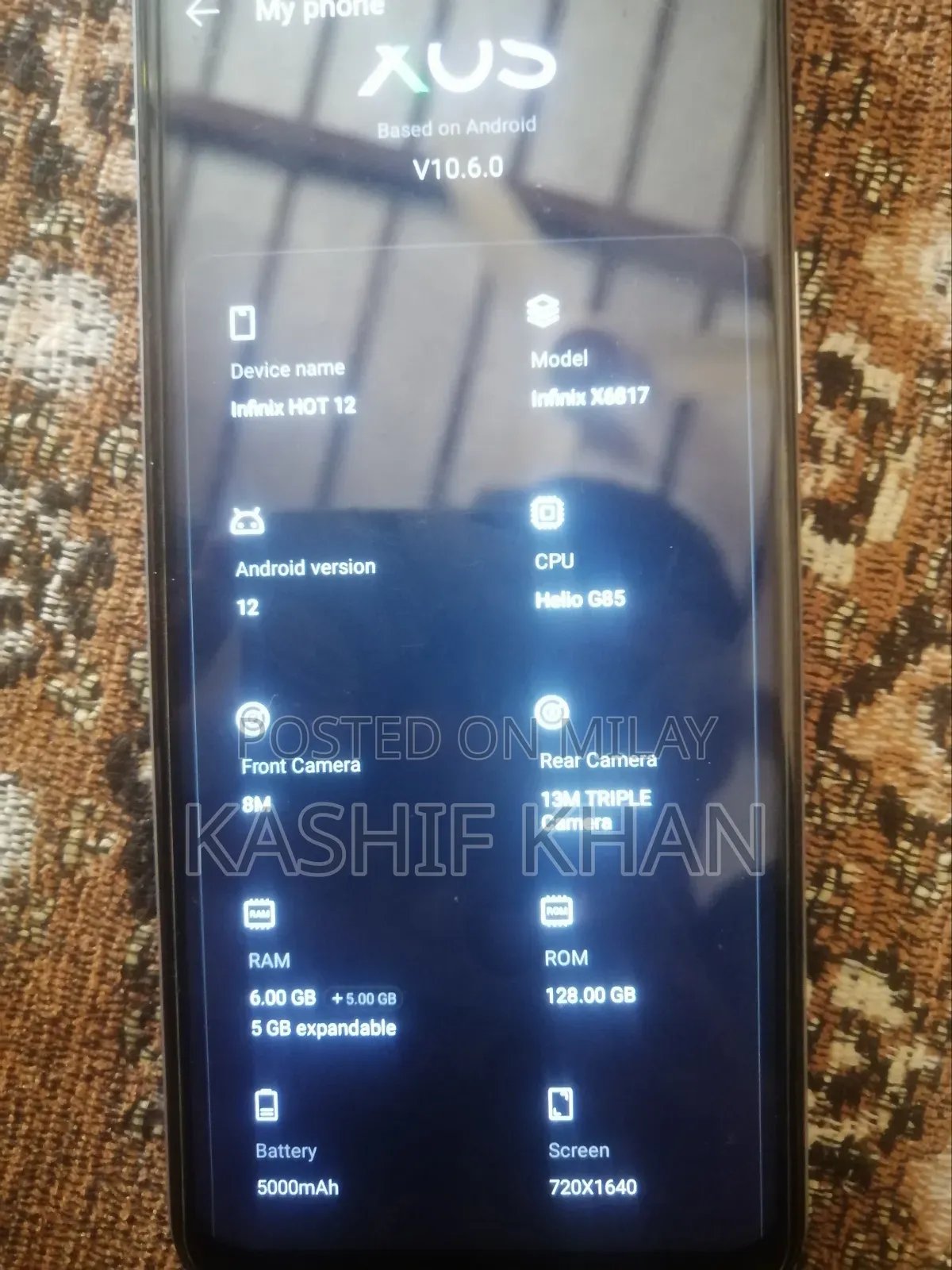 Infinix Hot 12 128 GB White