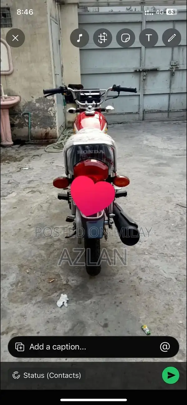 Honda CG 125 Motorcycle - 2025 Model Pristine Condition