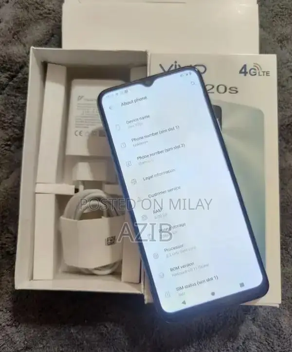 Vivo Y20S Smartphone 8GB RAM 256GB Storage PTA Approved