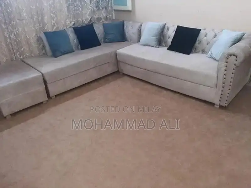 L shaped sofa set
