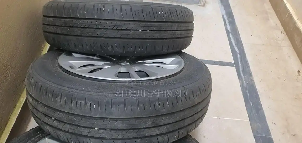 14 inch tyres. set of 4 with alloy rims