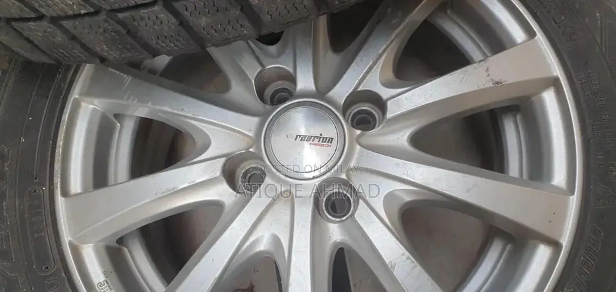 14 inch tyres. set of 4 with alloy rims