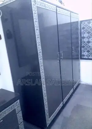 Photo - Patex Lamination Sheet Wardrobe with Silver CNC Borders