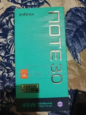 Infinix Note 30 8/256 with Box Charger