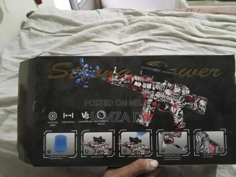 Interactive Bubble Shooter Toy Gun for Kids Outdoor Play