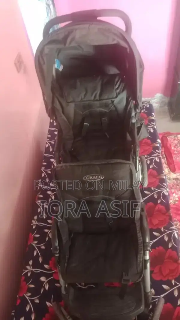 Wooden Baby Cot for Newborns and Toddlers - Large Size