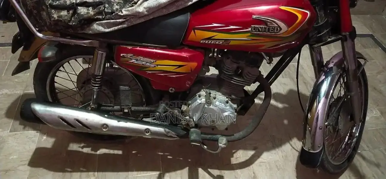 United 125 Motorcycle - Low Mileage 2021 Model