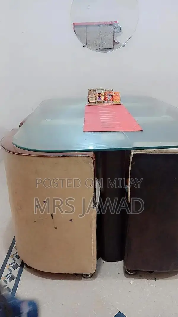 Sturdy 6-Seater Dining Table Set with Comfortable Chairs