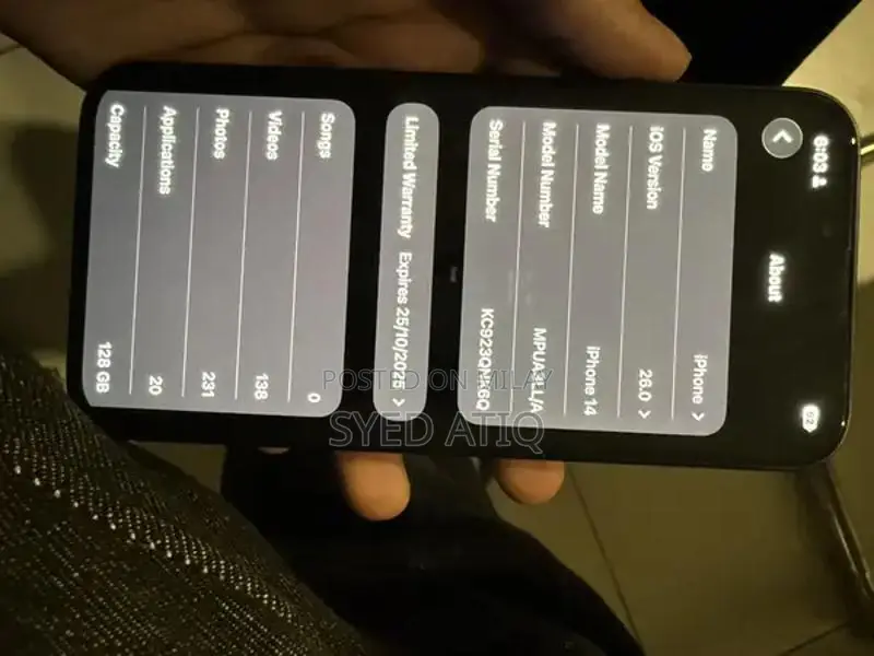 Apple iPhone 14 Smartphone - 6GB RAM, 128GB Storage