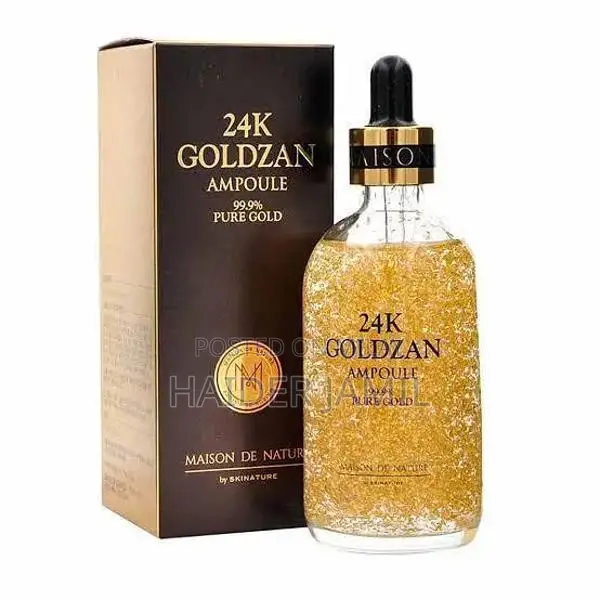 24K Gold Anti-Aging Serum for Skin Brightening and Dark Spot Removal