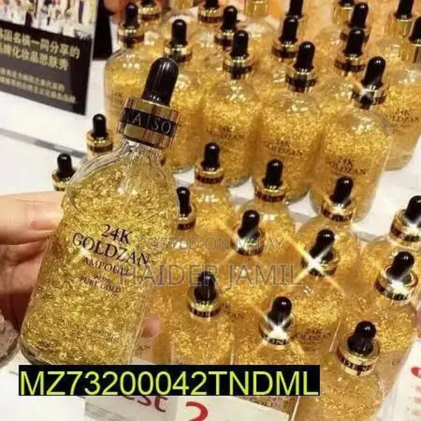 24K Gold Anti-Aging Serum for Skin Brightening and Dark Spot Removal